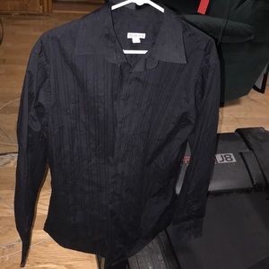 Men’s Merona black dress shirt L